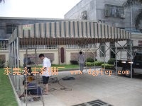 推拉活动伸缩雨棚